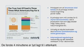 Rethink Food - “Et dysfunksjonelt Matsystem – skader folk, planeten og økonomien»